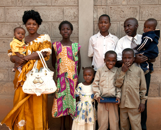 Congolese Mormon Family