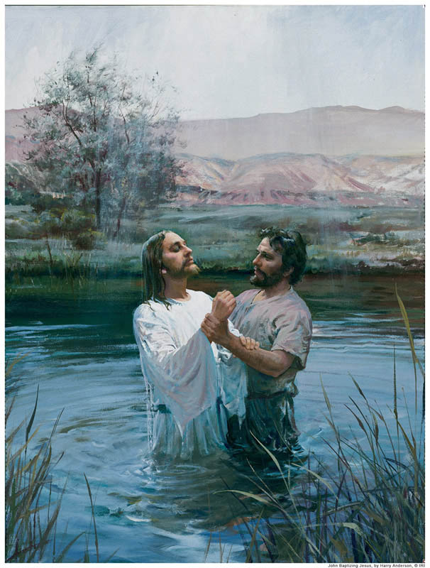 John Baptist Baptism Jesus Christ Mormon