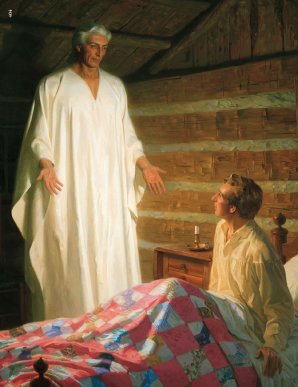 Moroni and Joseph Smith Mormon