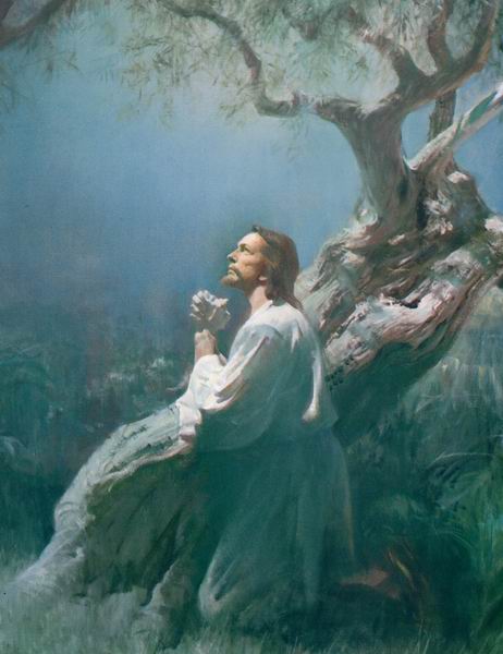 Jesus suffers for our sins in Gethsemane Mormon