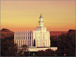 Mormon St. George Utah Temple