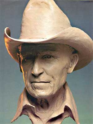Earl Bascom by another sculptor