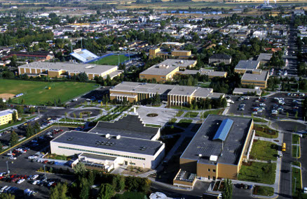 BYU-Idaho campus, aerial view
