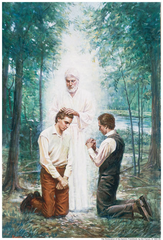 John the Baptist Aaronic Priesthood Restoration Mormon