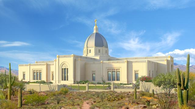 Tucson Arizona Temple rendering