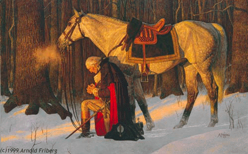 The Prayer at Valley Forge by Mormon artist Arnold Friberg