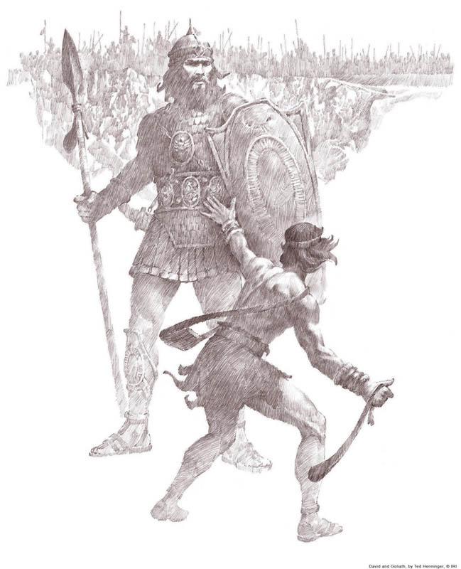 David and Goliath Mormon
