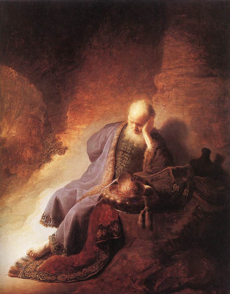 "The Prophet Jeremiah Mourning over the Destruction of Jerusalem"